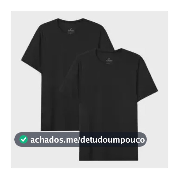 Kit 2 Camisetas Daily T-shirt Feminino