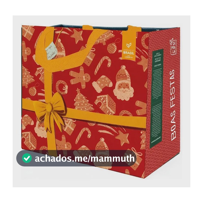 Sacola Natal Reutilizável 12 Unidades 35x40x18cm Verde