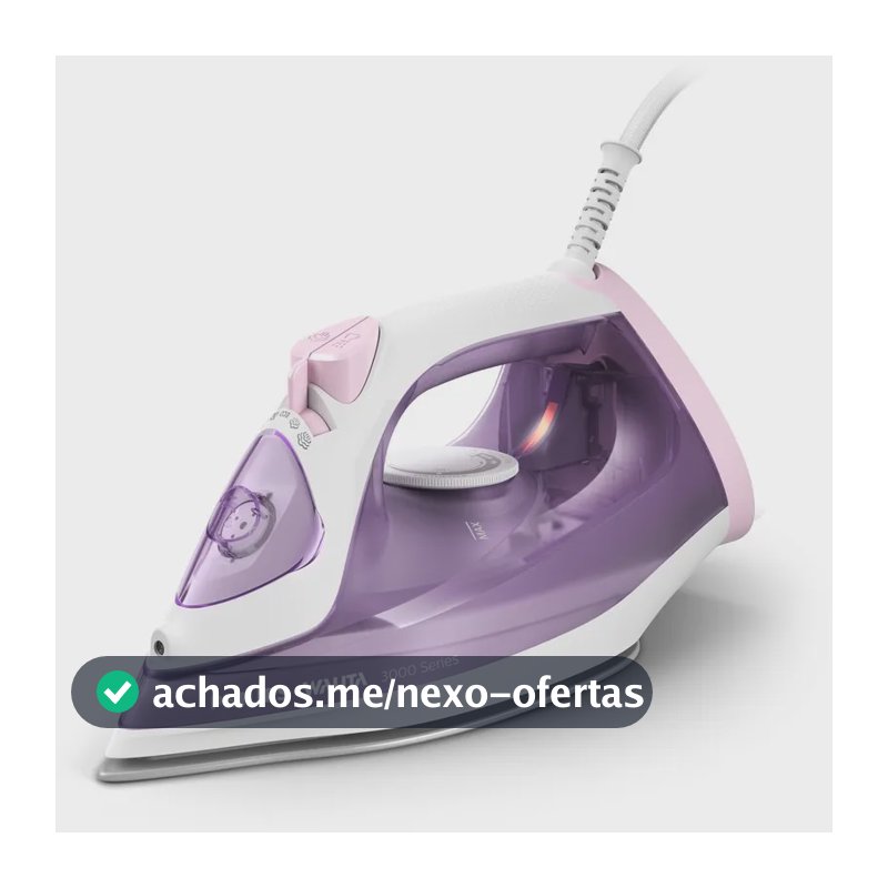 Ferro A Vapor Série 3000 Dst3010 Branco Rosa 1400w Philips Walita