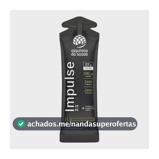 Impulse 2:1 Abacaxi Com Hortelã Gel De Carboidrato 27g (box Com 15 Sachês) Abacaxi Com Hortelã