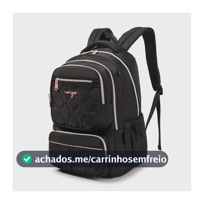 Mochila feminina, reforçada, impermeável, com capacidade para laptop, ideal para viagens diárias, ida à escola e deslocamentos de trabalho.
