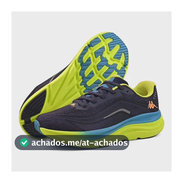 Tênis Kappa Kontroll 2.0 Masculino Feminino Corrida Academia Marinho-verde 42