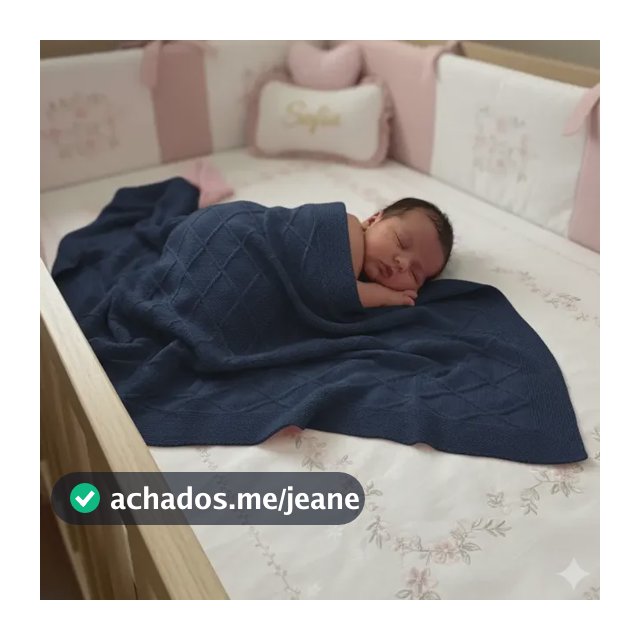 Cobertor De Bebê Manta Recém Nascido Maternidade Tricot