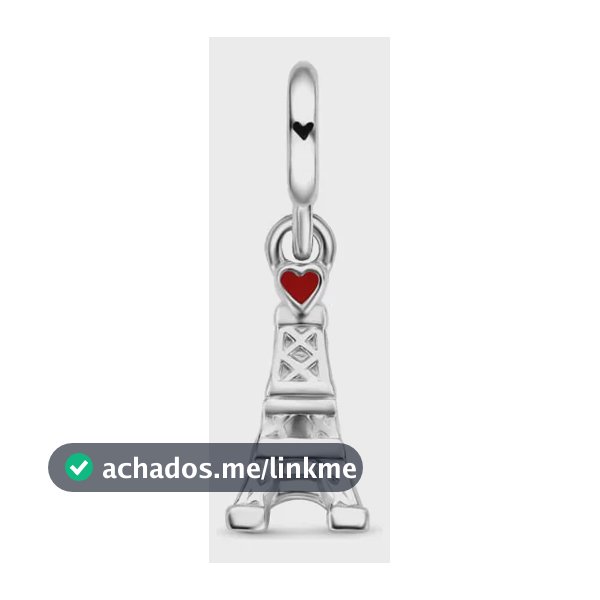 Pingente Life Viagem Torre Eiffel Love Em Prata 925