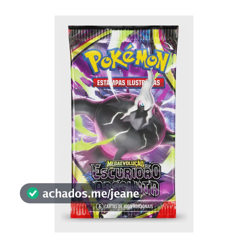 Booster Pokémon Tcg 4 Pacotes 24 Cards Original Copag Escuridão Absoluta Português