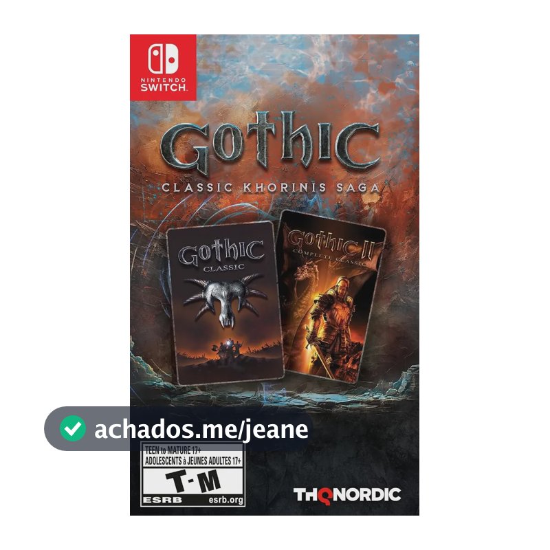 Gothic Classic Khorinis Saga Switch Midia Fisica
