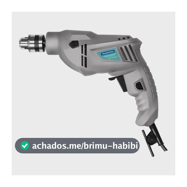 Furadeira De Impacto 500 W 3/8 Cinza Tramontina