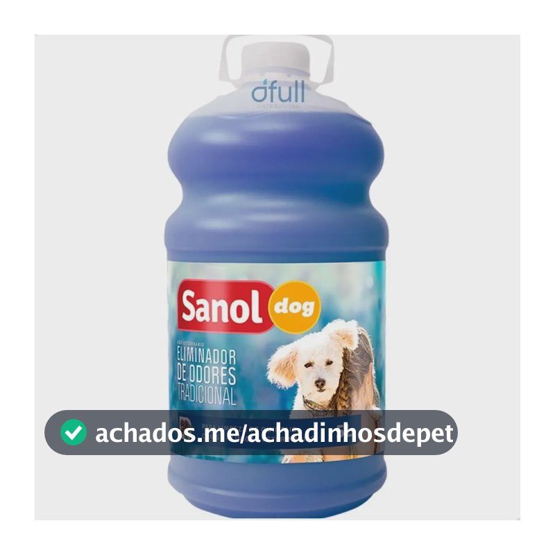 Limpador Sanol Dog Eliminador De Odores Tradicional Uso Vete