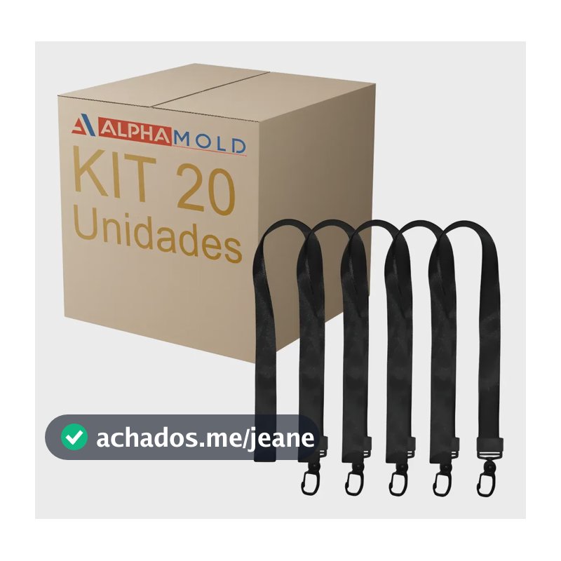 Tirante Copo 20 Kit Bebida Festa Evento Caneca Cordão Fita Preto