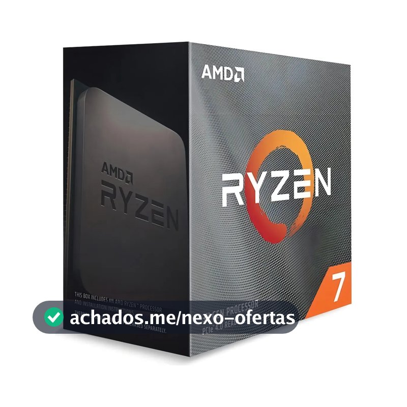 Processador AMD Ryzen 7 5700X 3.4GHz (4.6GHz Max Turbo) AM4