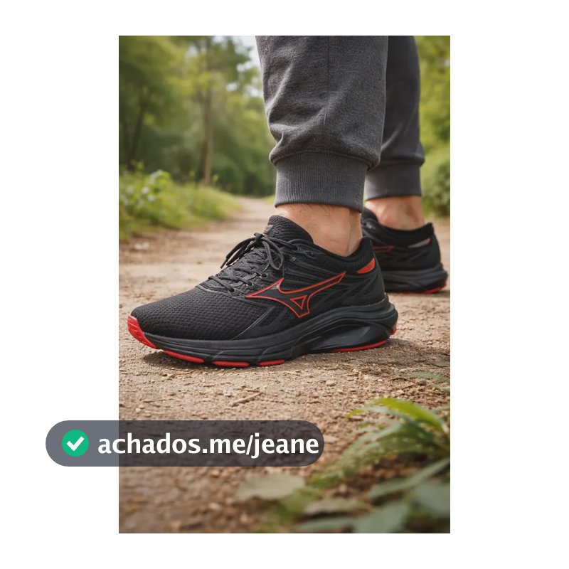 Tênis Mizuno Jet 8 - Masculino - Preto-vermelho Preto 41 Br