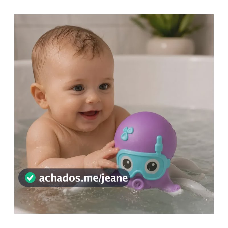 Polvo Brinquedo De Corda Diversão Banheira Roxo Roxo