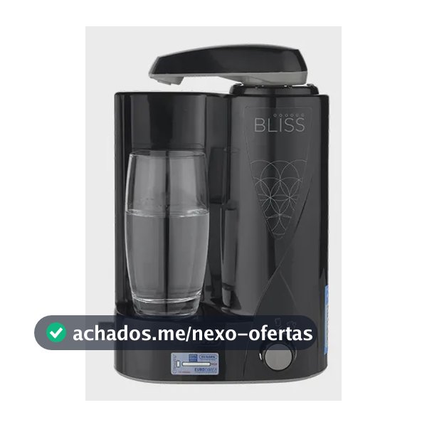 Purificador De Água Europa Bliss Preto - Água Natural