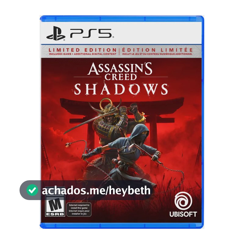 Sombras de Assassin's Creed - Ed. Limitado ao PS5 Exclusive