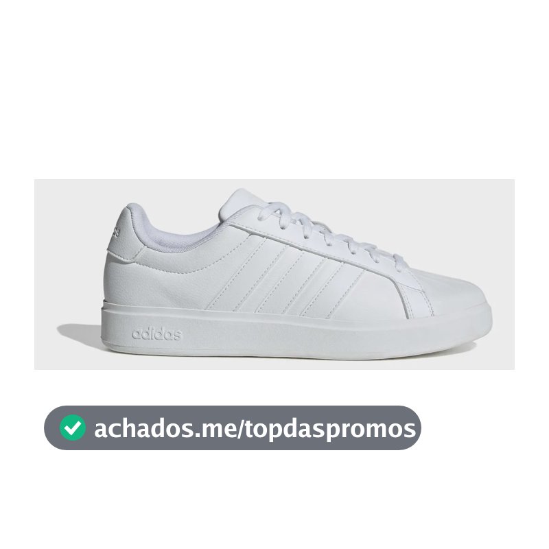 Tênis Masculino Streettalk adidas Ftwwht Ftwwht Ftwwht Liso 39 Br