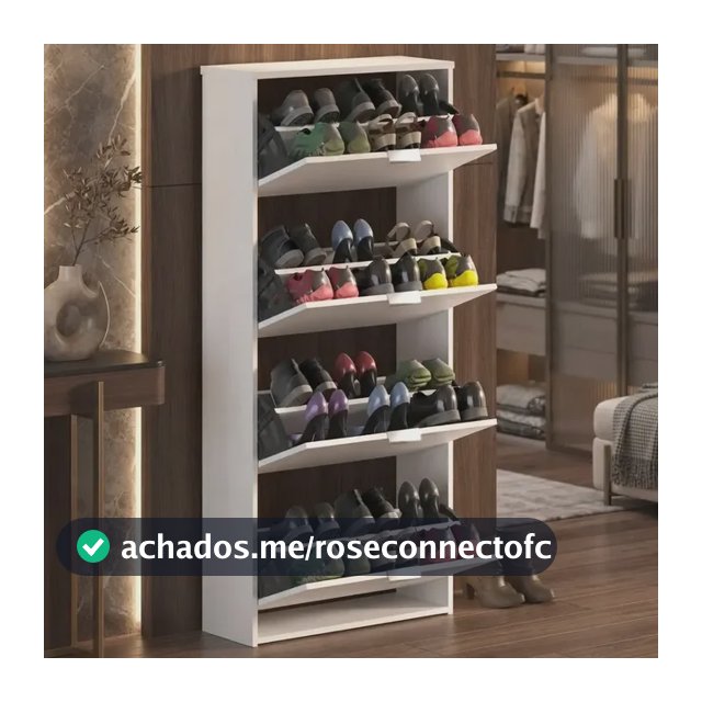 Armário Sapateira 4 Portas Basculante Safira
