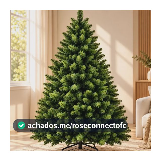 Árvore Natal 2.10m 1450 Galhos Pinheiro Luxo Cheia Realista Verde