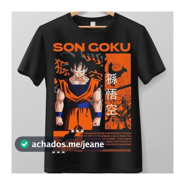 Camiseta Masculina Estampada Anime 100% Algodão