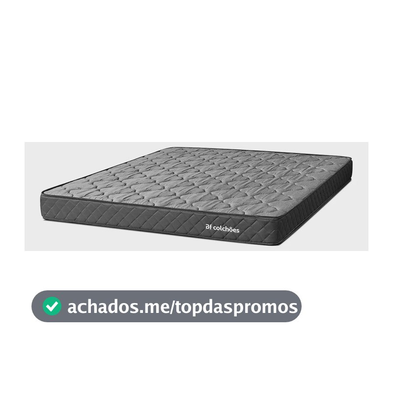 Colchão King Ortopédico Espuma D45 Extra Firme 17x193x203cm BF Colchões