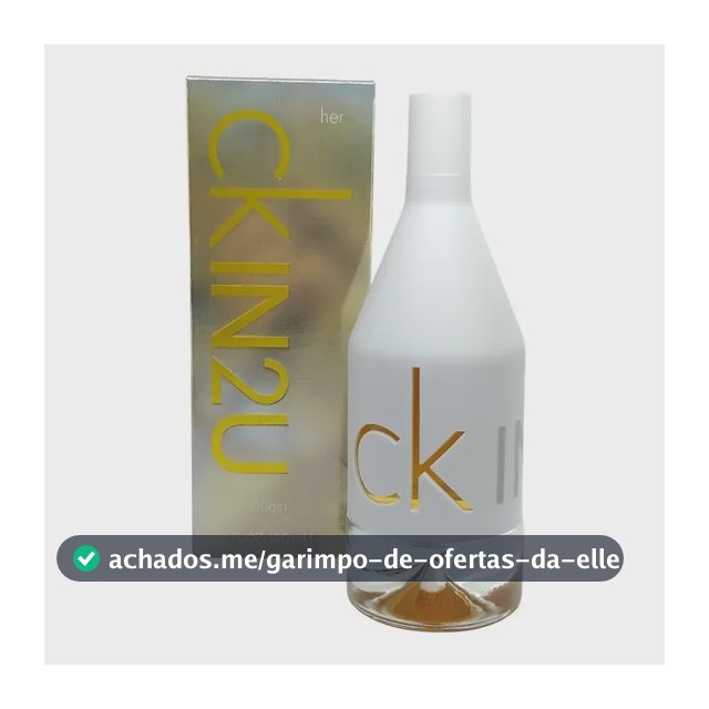 Perfume Ck In2u Her Feminino 100ml Edt Original Lacrado C Nf