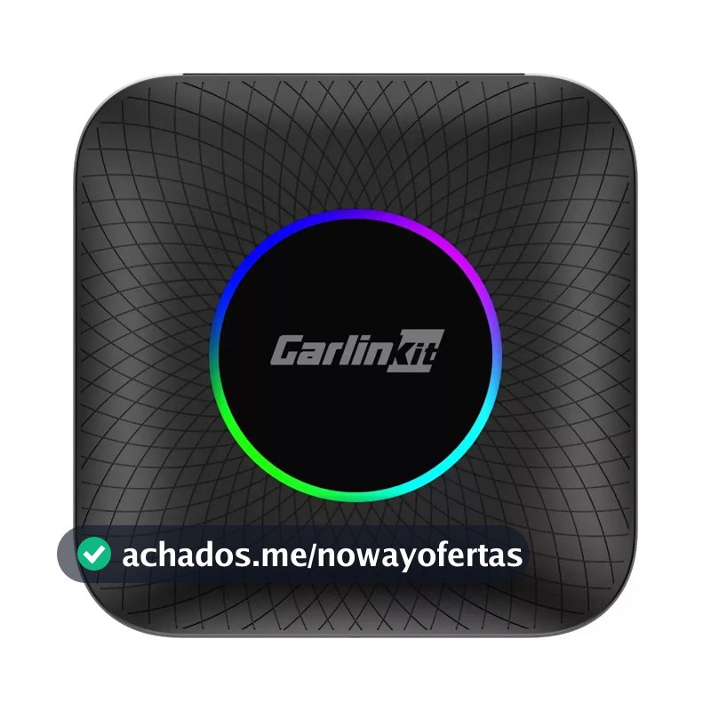 Streaming Box Automotivo Carlinkit Carplay Android 13 128GB 8GB RAM