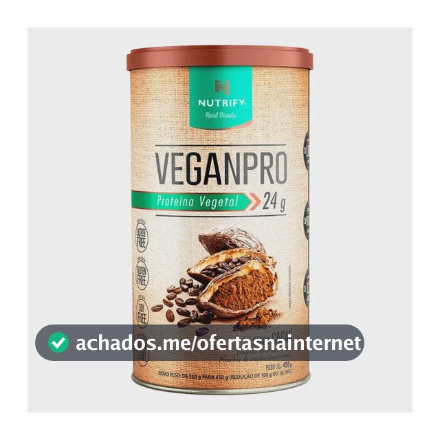 Proteína Veganpro Cacau 450g Nutrify Cacau