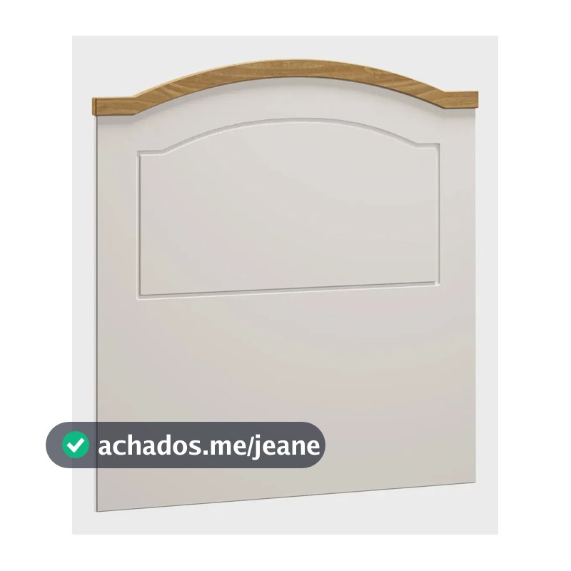 Cabeceira Painel Solteiro Smile Móveis Serpil Gdwt Creme/carvalho