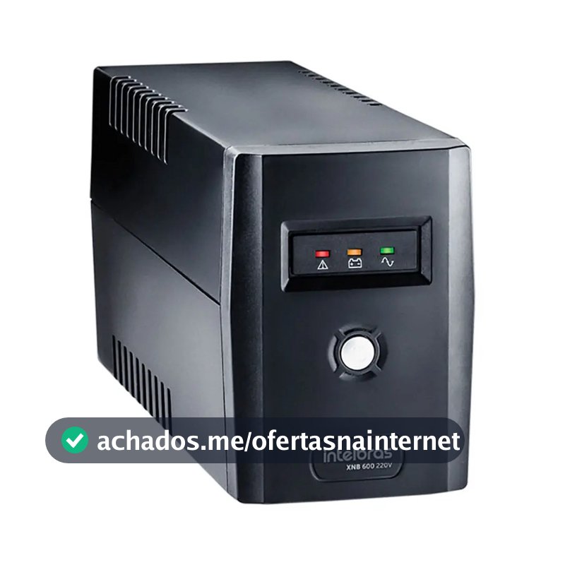 Intelbras Xnb 600va Nobreak Interativo Monovolt 220v Cor Preto