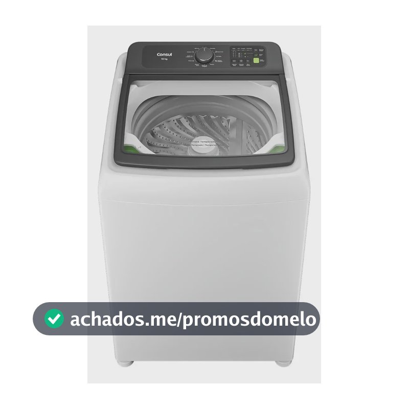 Máquina de Lavar Consul 16Kg Branca com Modo Eco - CWN16AB