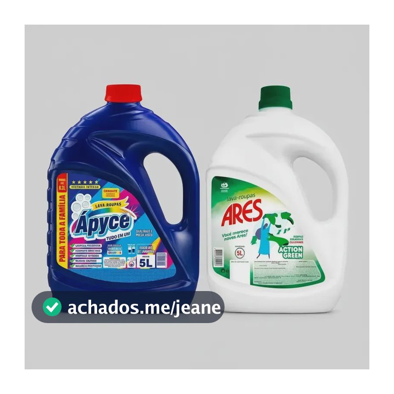 Kit 2 Sabão Lava Roupa Liquido 5l  Concentrado E Rendimento