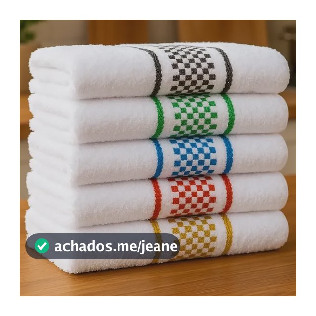 Kit 10 Pano De Prato Premium Atoalhado Grande 100% Algodão