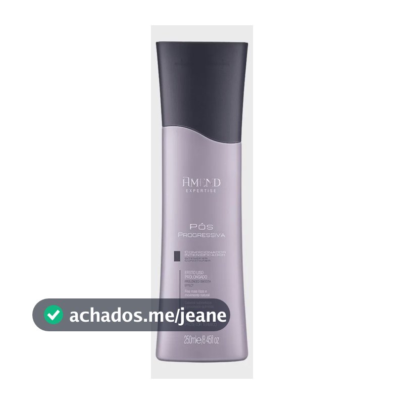 Condicionador Intensificador Pós Progressiva - 250ml Amend