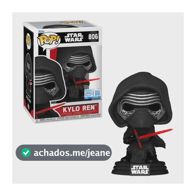 Boneco Funko Pop! Exclusivo Star Wars - Kylo Ren