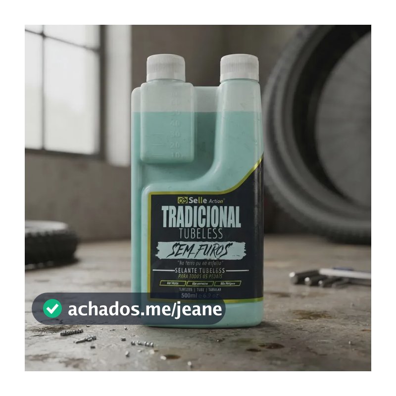 Líquido Selante Tubeless Selle Action Tradicional P/ Bicicletas 500ml
