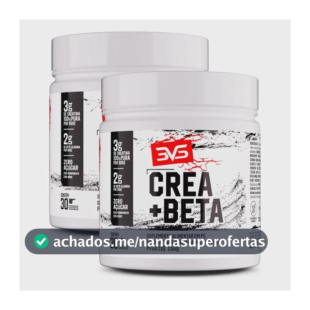 2 Unidades Da Creatina + Beta Alanina Fórmula Avançada  Sem Sabor