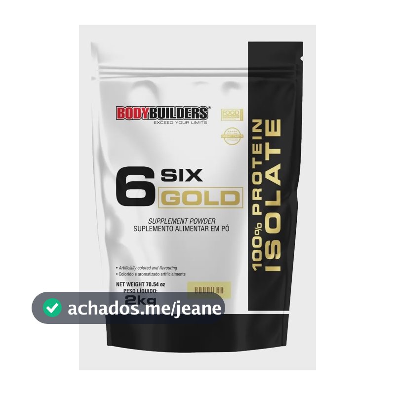 100% Whey Protein Isolate Bodybuilders - Refil 2kg Sabor Baunilha