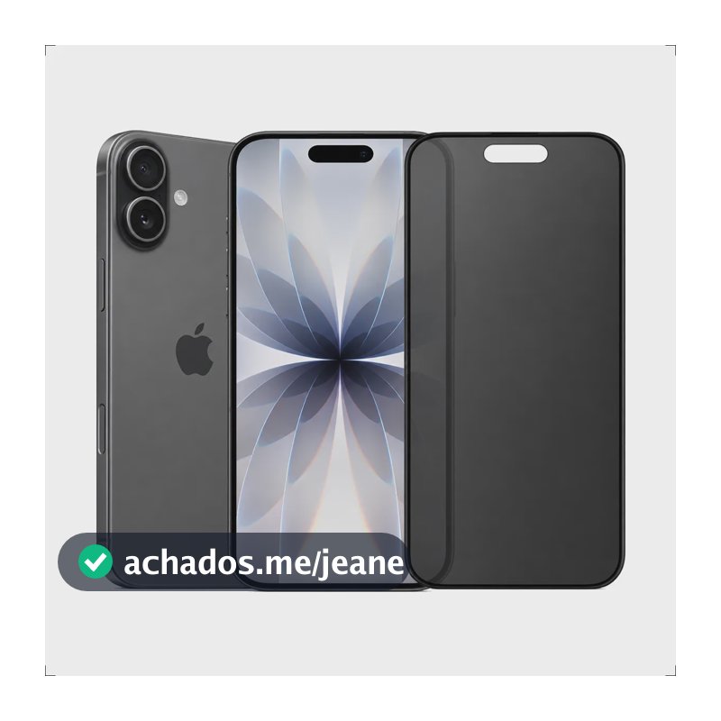 Película Cerâmica Fosca Privacidade Premium Para iPhone 17 Pro Max