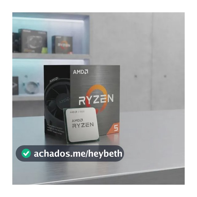 Processador AMD Ryzen 5 5500 3.6GHz 4.2GHz Max Turbo Cache 16MB AM4