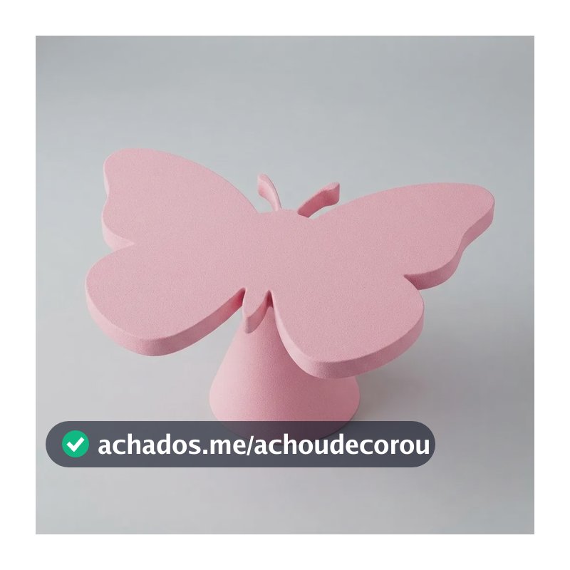 Suporte Para Bolo Borboleta Festa Mesa De Doces Decoração Rosa