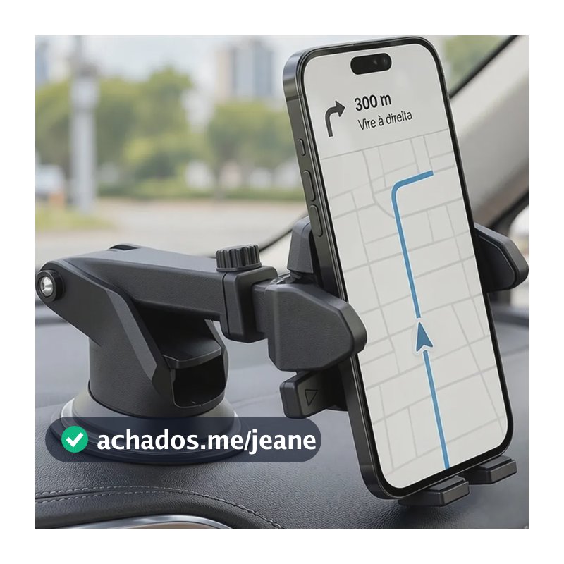 Suporte De Celular Veicular Automotivo Pra Carro Mesa Porta Painel Parede Caminhão Vw Up Jetta Volkswagen Ônix Corolla Gol Universal Ayann