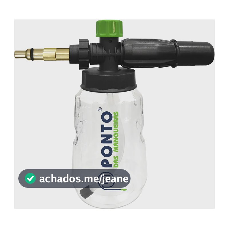 Snow Foam Hobby Tramontina Master 2100psi 2100w Transparente E Preto (detalhes Em Verde E Metal)