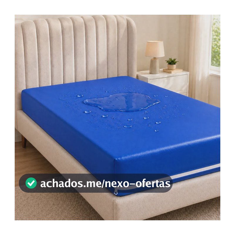 Capa Colchão Anti Alérgica Impermeável Hospitalar Solteiro