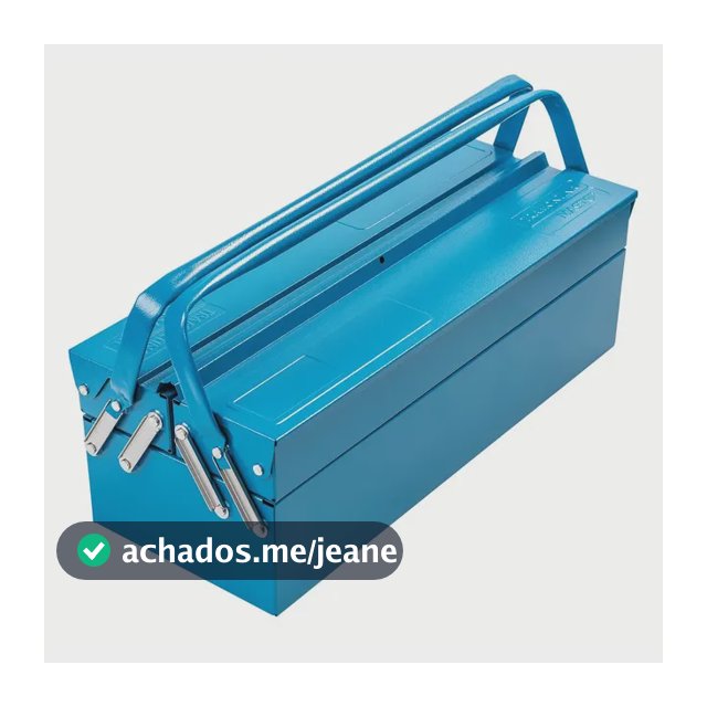 Caixa Sanfonada Para Ferramentas Com 3 Gavetas Tramontina Cor Azul