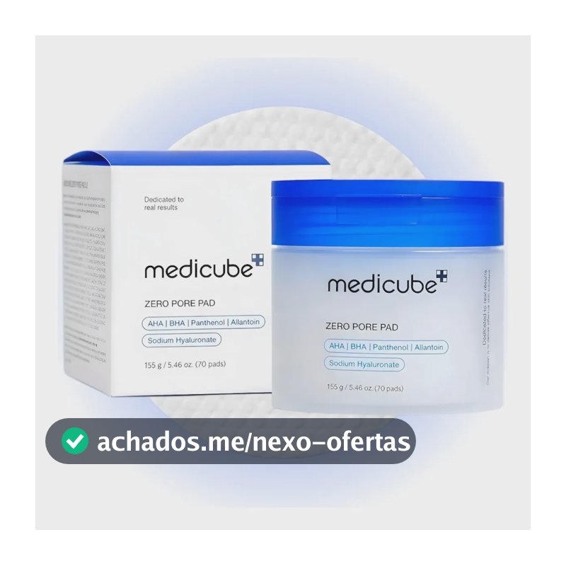 Medicube Zero Pore Pads 2.0 Com 70 Almofadas Tônicas Faciais