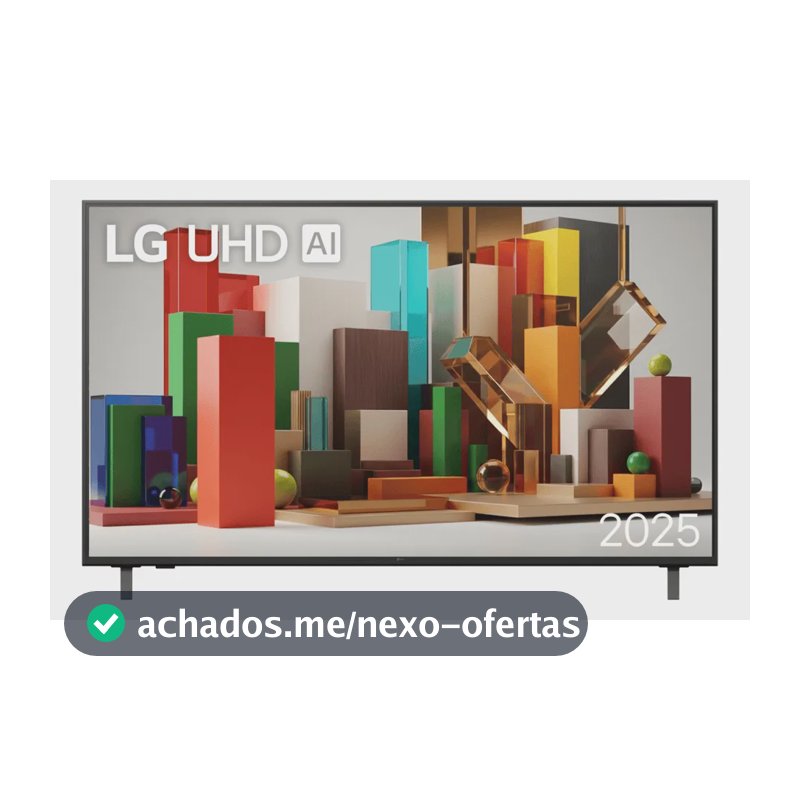Smart TV Profissional 4K 50" LG UHD 50AU801 Processador α7 AI Ger8 Super Upscaling Google Cast Alexa Integrado Controle AI Smart Magic WebOS 25