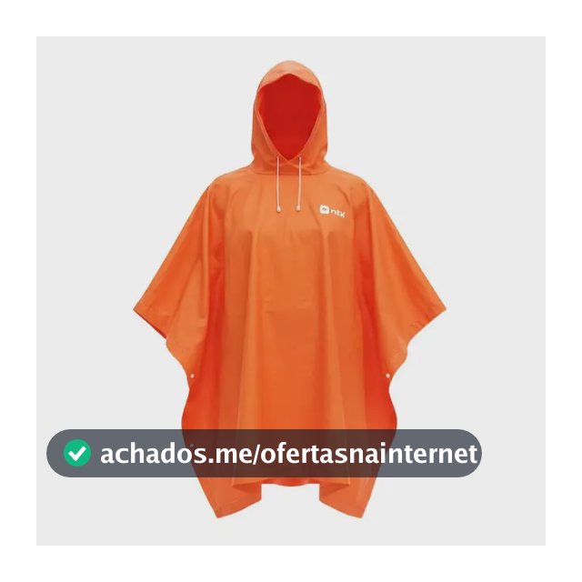 Capa De Chuva Poncho Compacto Impermeável Ntk Resistente