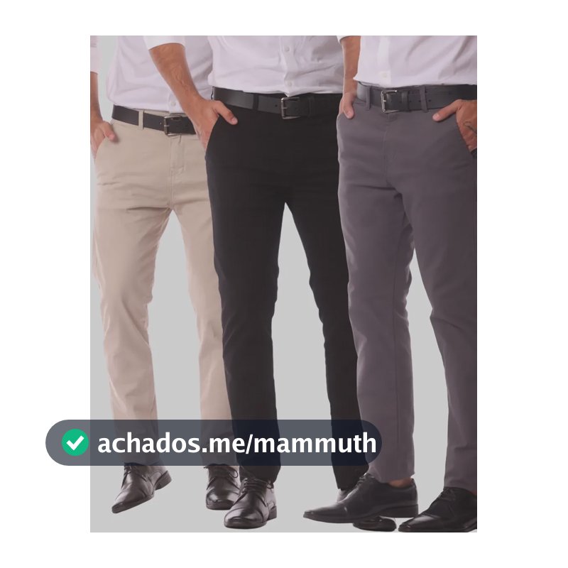 Kit 3 Calça Masculina Sarja Slim Alfaitaria Esporte Fino Preto-bege-chumbo 42