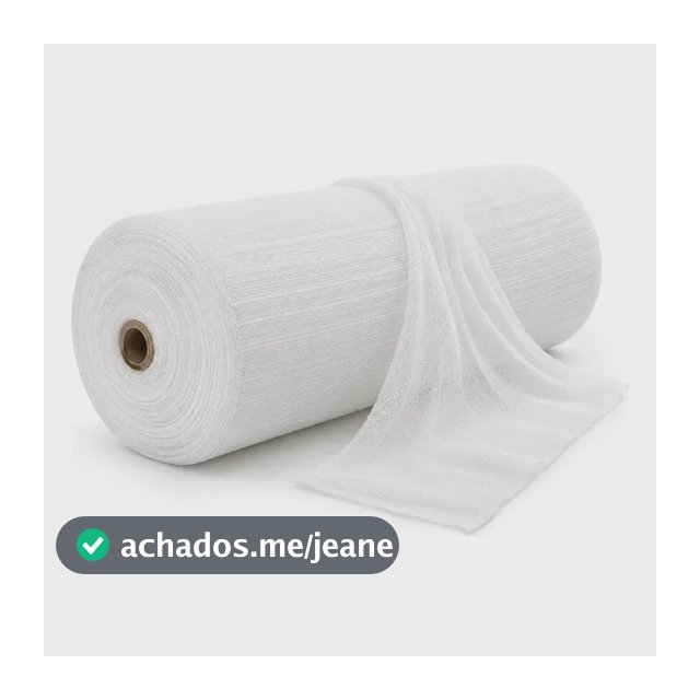 Malha Saco Embalar Sofá Colchão Abertura Ampla Fléxivél 20m Branca Malha Para Embalar Sofá Branca Movéis