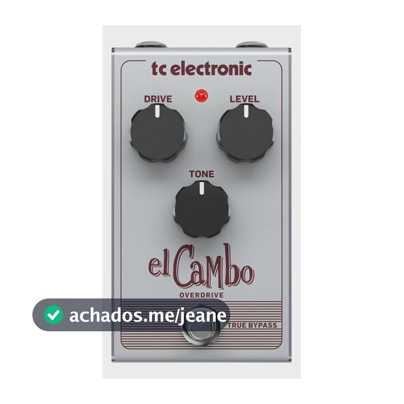 Tc Electronic El Cambo Overdrive Pedal Para Guitarra/baixo