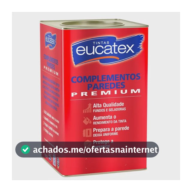 Selador Acrílico Branco Premium Maior Rendimento Eucatex Acabamento Fosco